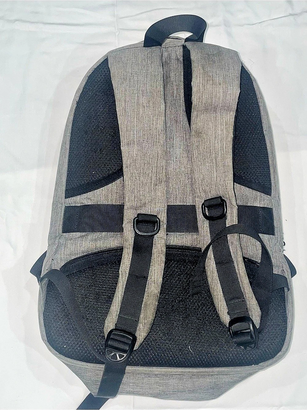 Matein Gray & Black Backpack - Picture 3 of 14